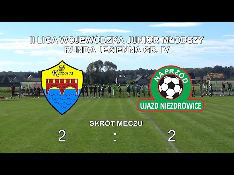 LZS Raszowa - LZS Naprzód Ujazd-Niezdrowice - 2:2 - SKRÓT MECZU - II LIGA JUNIOR MŁODSZY -21.09.2025