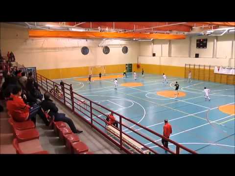 Futbol sala infantil Oroquieta Espinillo contra Rivas Atlantis B