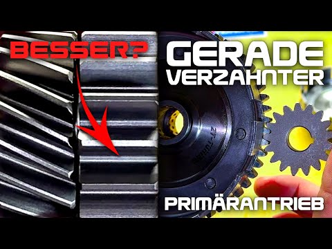 Gerade verzahnt - Besser? Wozu? Simson Primärantriebe + Umbau