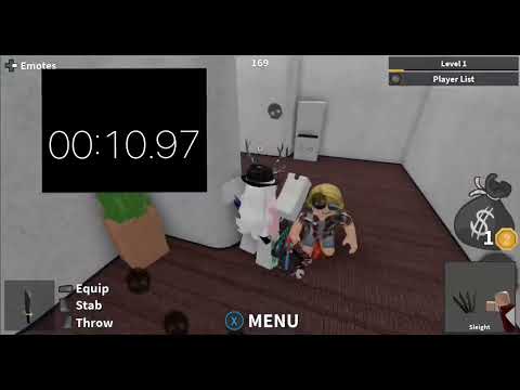 Speed running mm2 28.76 seconds (2nd world record I think)