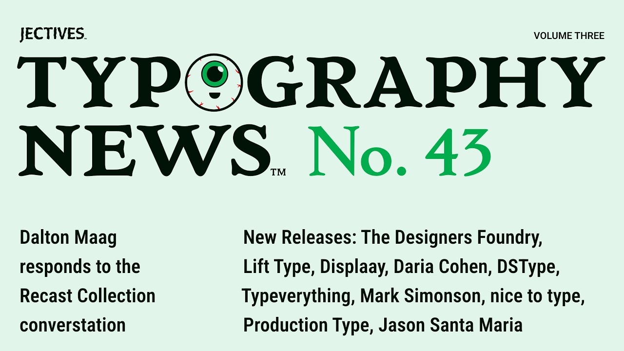 Typography News No. 43