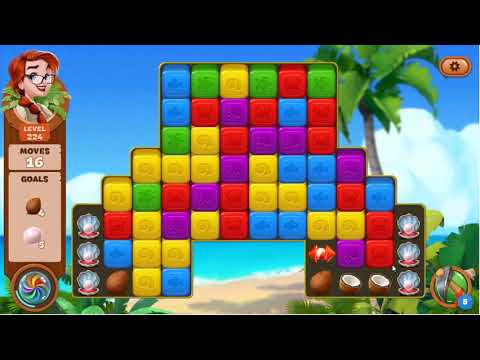 Lost Island Blast Adventure Level 224 - No Boosters