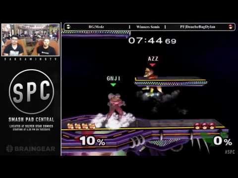 SPC8 Winners Semis - RG|Medz (Black Captain Falcon) vs PF|DoucheBagDylan (Red Captain Falcon)