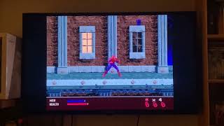 Spider-man web of fire Sega 32x gameplay on the polymega. Genesis 32x