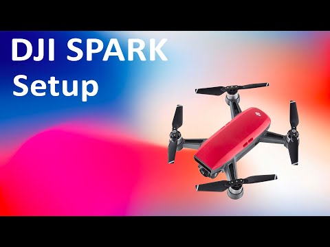 DJI Spark Setup Startup | How To Launch With Phone | How To Tutorial