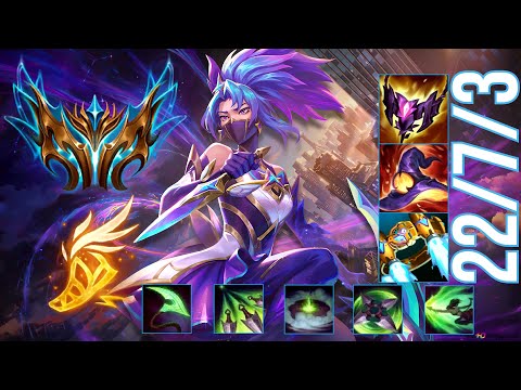 TOP 1 CHALLENGER Guides How to Play AKALI MID & Carry + Best Build/Runes Season 13 Patch 13.3