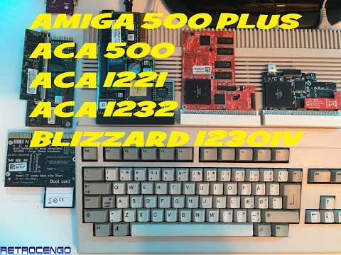 AMIGA 1200 Accelerator cards in AMIGA 500 Test & Review