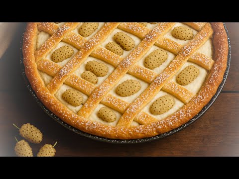 MORE BIANCHE: Ricetta crostata rustica alle more bianche e ricotta