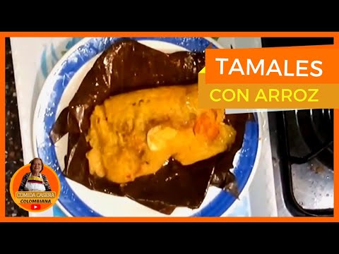 😃 Cómo Hacer TAMALES de ARROZ | Quedan MUY RICOS🤩