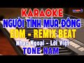 Người Tình Mùa Đông (Remix Beat EDM) Karaoke Tone Nam Nhạc Sống || Karaoke Đại Nghiệp