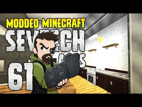 Minecraft SevTech: Ages | 61 | Modern USELESS Kitchen | Modded Minecraft 1.12.2