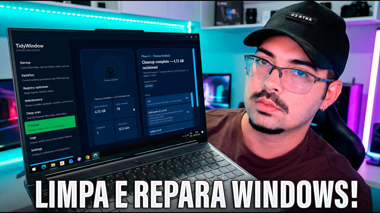 🚀 NÃO FORMATE MAIS! Como Otimizar, Limpar e Reparar TUDO com TidyWindow