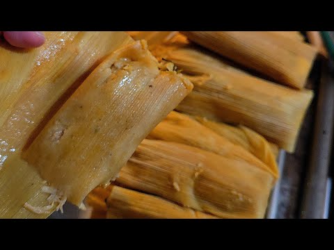 The easiest CHICKEN TAMALES I make | Tender & Moist Tamales EASY!