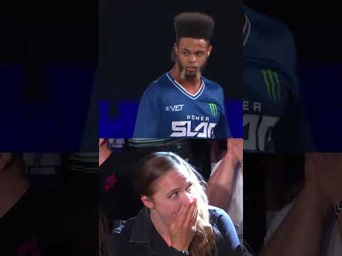 Ronda Rousey's reaction to this Power Slap KO 😵