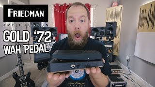 Video thumbnail for Friedman Gold ‘72 Wah! by Riffs, Beards & Gear