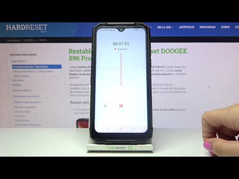 Cómo grabar sonidos en DOOGEE S96 Pro - grabar notas de voz