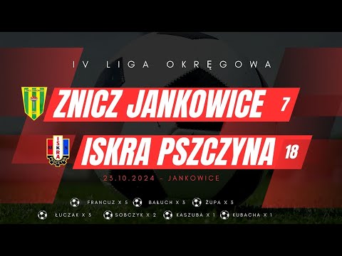 23.10.2024 -  Znicz Jankowice - Iskra Pszczyna - IV Liga Okręgowa
