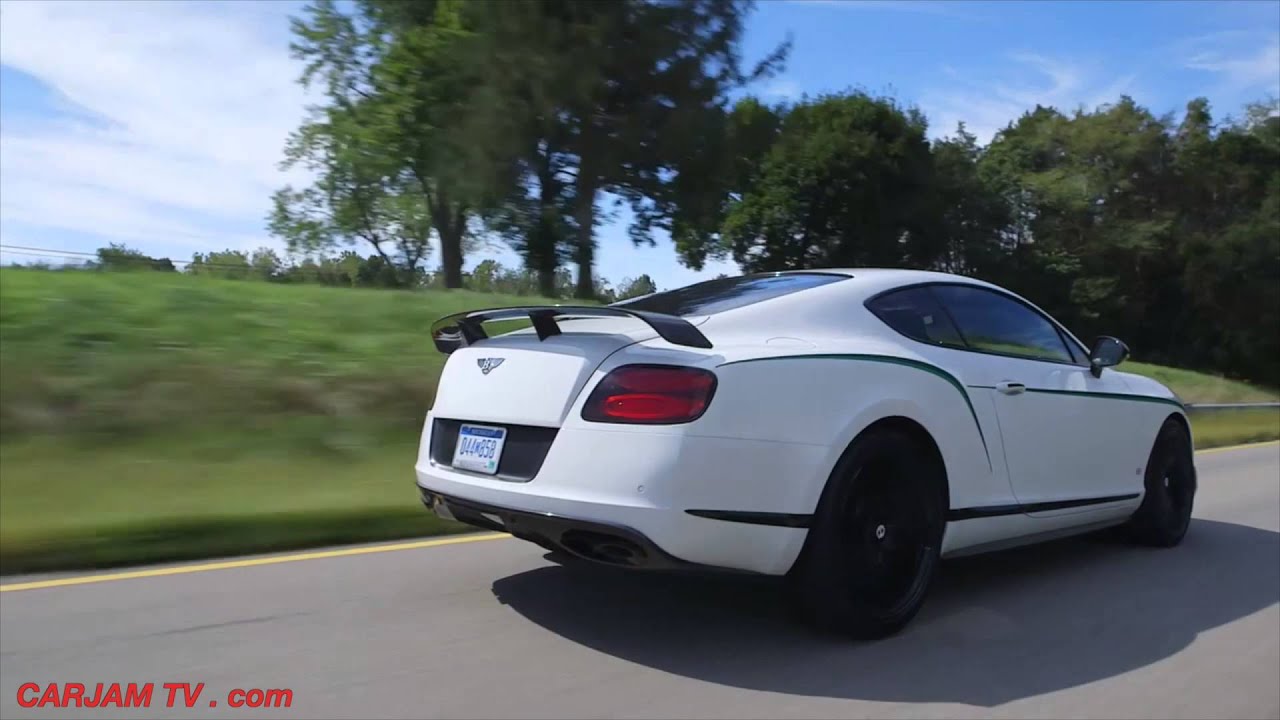 BENTLEY CONTINENTAL GT3-R REVIEW INTERIOR Great Engine Sound 0-60MPH 3.6 secs CARJAM TV 2016