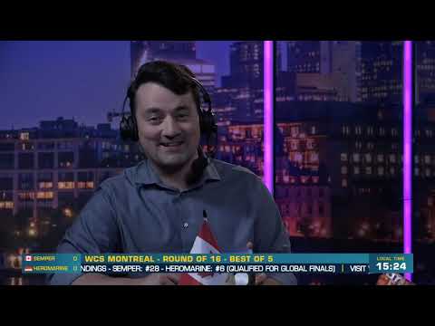 SC2 Semper vs HeroMarine TvT   Round of 16   WCS Montreal 2018  StarCraft II - Starcraft 2