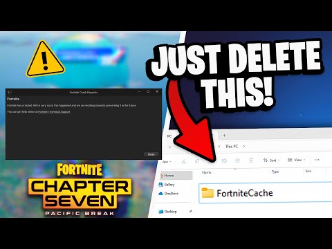 How To Fix Fortnite Crashing on PC in Chapter Seven! (Fortnite Crash Reporter Fix)