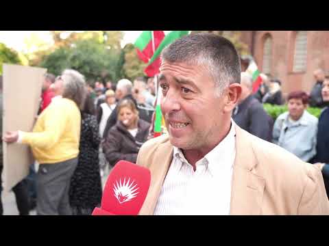 Протестът срещу Терзиев прерасна в спор за Русия и Украйна (ВИДЕО)