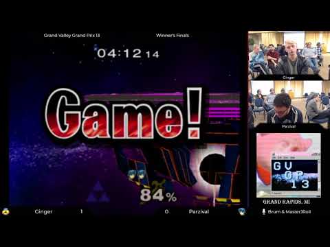 GVGP 13 - Ginger (Sheik) Vs Parzival (Marth) (Winners Finals)