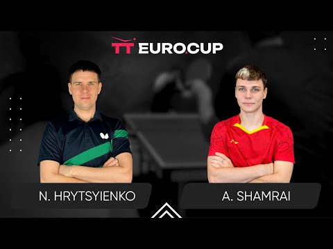 09:15 Nazarii Hrytsyienko - Andrii Shamrai 25.12.2024 TT Euro.Cup Ukraine Elite. TABLE 3