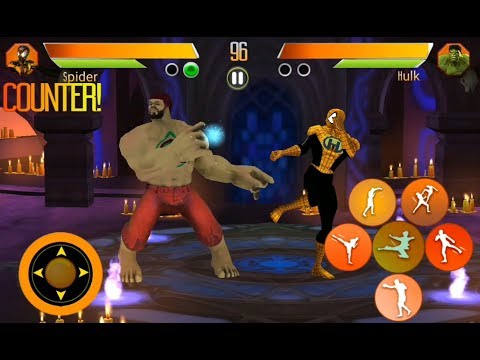 Spider Hero Vs Monster Hulk Vs Iron Hero Vs X man | Superhero Ring Fighting Battle -Android GamePlay