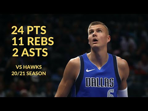 Kristaps Porzingis 24 Pts 11 Rebs 2 Asts Highlights vs Atlanta Hawks | NBA 20/21 Seaason