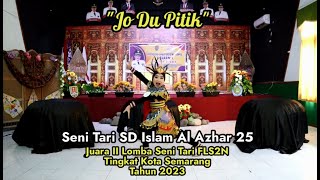 Download lagu JUARA II SENI TARI FLS2N 2023  TINGKAT KOTA SEMARANG - SD ISLAM AL-AZHAR 25 SEMARANG - 15 MARET 2023 mp3