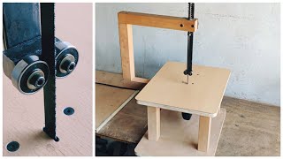 How To Make Jigsaw Table With Hacksaw Blade || DIY Jigsaw Table