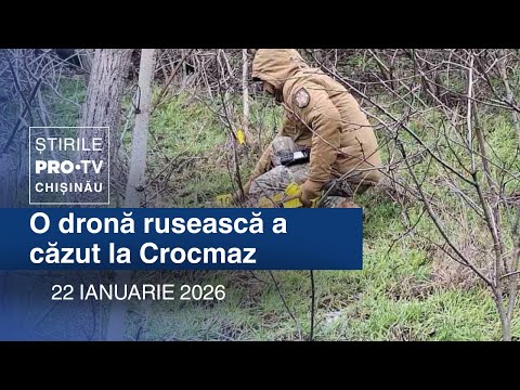 PRO TV News (17:00) | A RUSSIAN DRONE FALLS IN CROCMAZ | Moldova