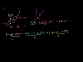 Derivative of a Position Vector Valued Function Video Tutorial