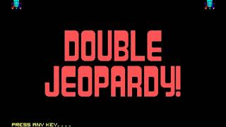 DOS Game:  Jeopardy! 1st Edition (1990 GameTek, Inc.)