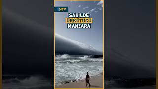 Sahilde Sıradışı Manzara! Gökyüzü Bir Anda Bulutla Doldu #shorts #youtubeshorts 