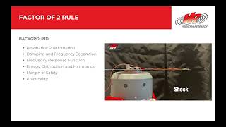 Avoiding Resonance with the Factor of 2 Rule