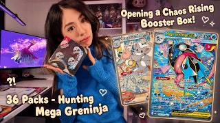 Opening a Chaos Rising Booster Box! (36 Packs - Hunting Mega Greninja)