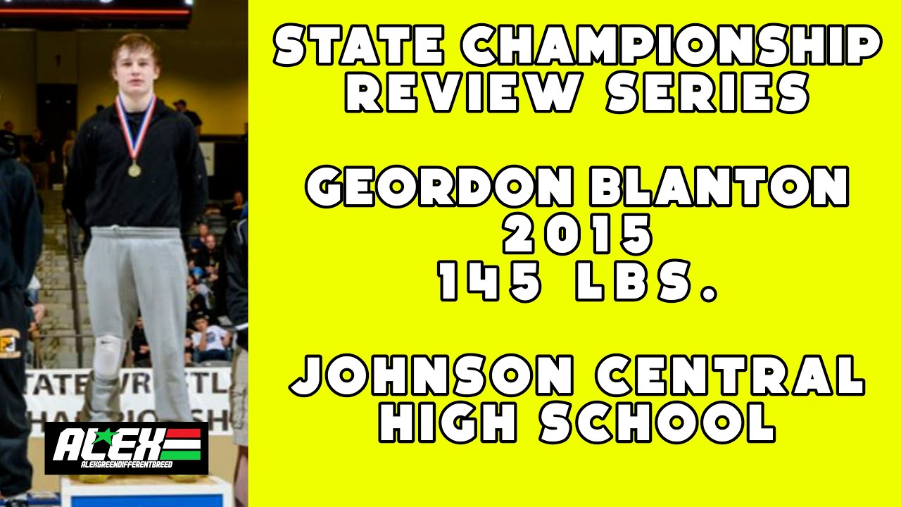 State Wrestling Championship match review w/ Geordon Blanton (Johnson Central; 2015 145 lbs.)