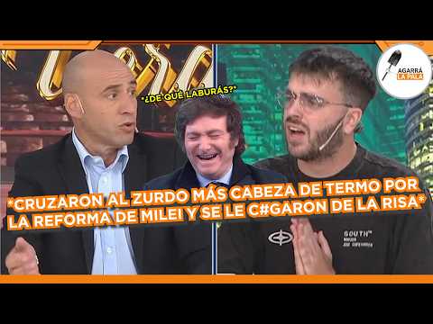 CRUZARON AL ZURDO MÁS CABEZA DE TERMO Y SE LE C*GARON DE RISA POR SU CAMPAÑA ANTI-REFORMAS DE MILEI
