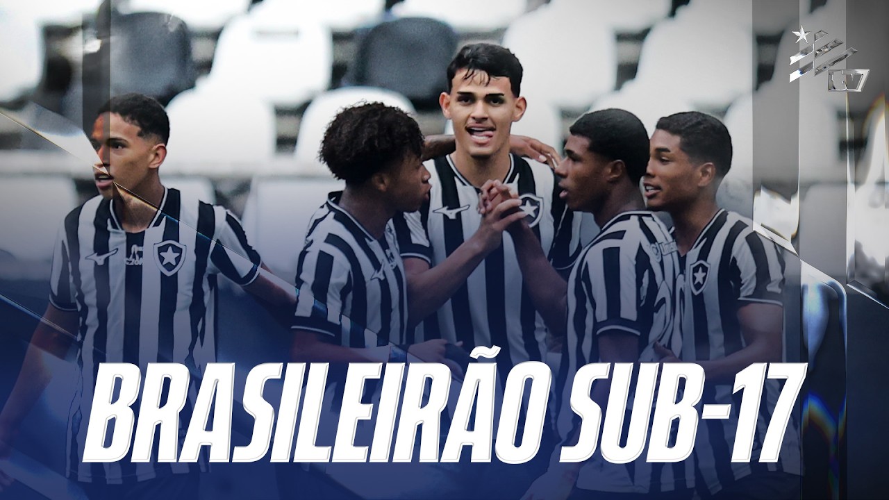 VÍDEO: Botafogo divulga bastidores de goleada sobre o Juventude no Brasileirão Sub-17