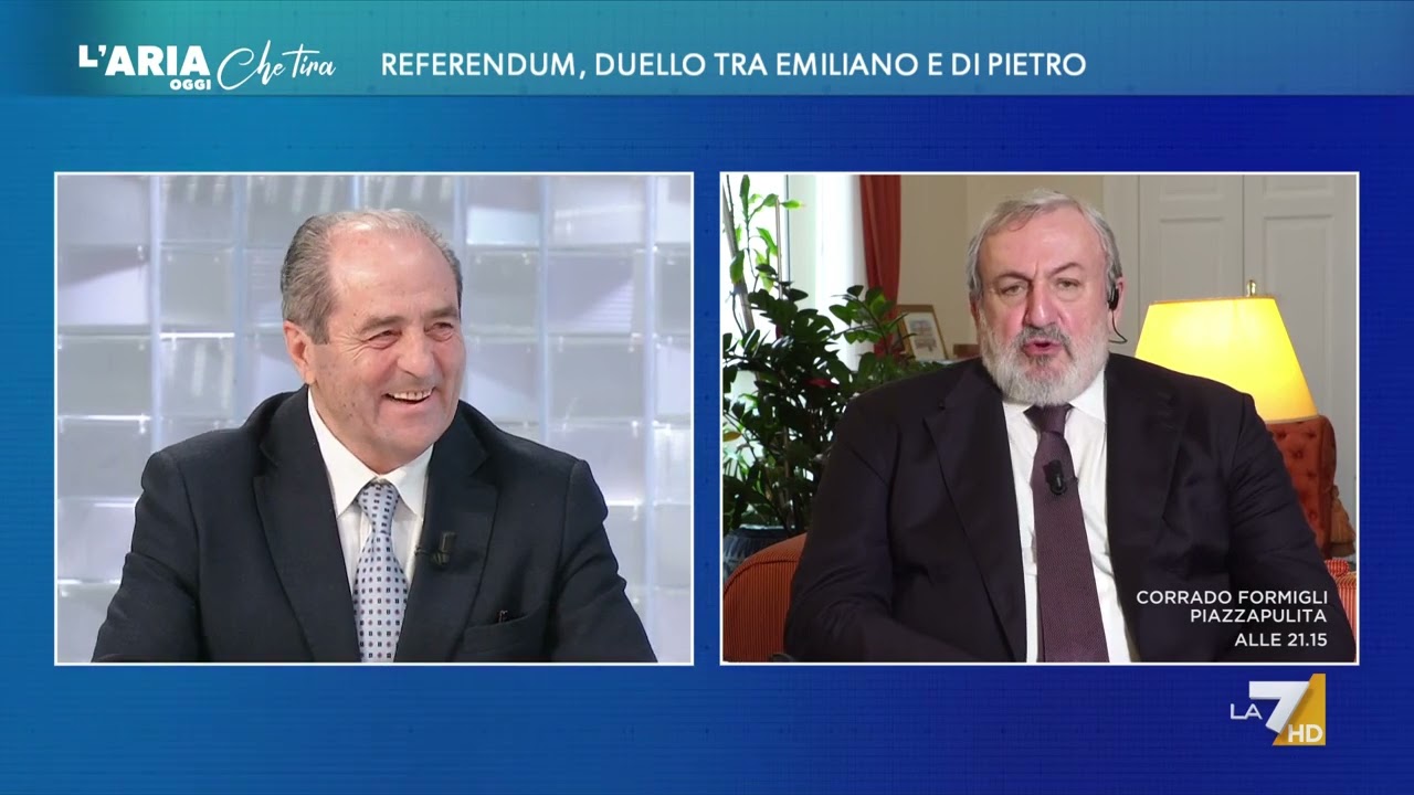 Referendum, Emiliano dice No: “La giustizia è imperfetta di natura: la storia dell’uomo ...