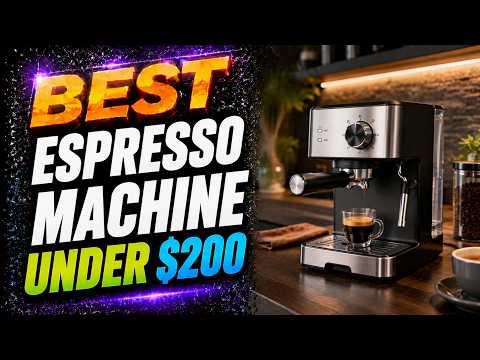 Best Espresso Machine Under $200 - 2026 - Buyer’s Guide - Rating ARK 💥