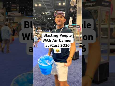 Blasting People with Air Cannon 😂 #PRANK #fishing