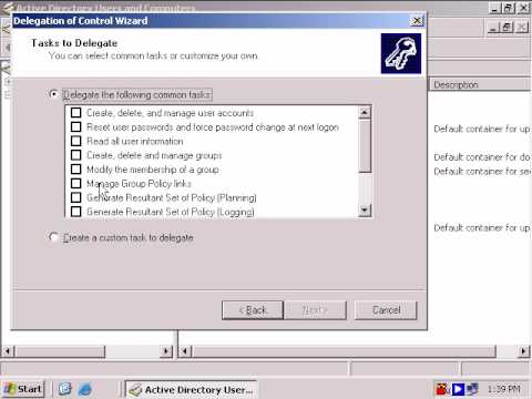 RSOP delegation - Active Directory
