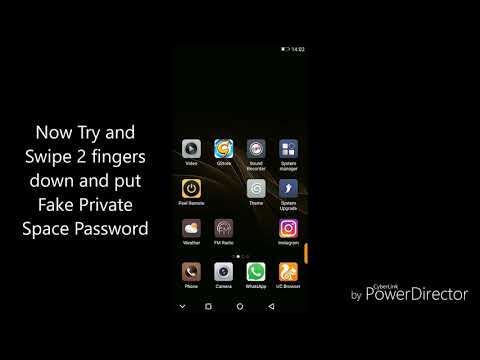 Gionee M7 Power - How to setup Fake Private Space