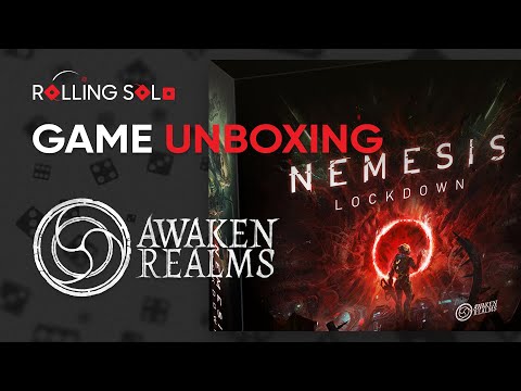 Nemesis Lockdown + Stretch Goals & Add-ons | Game Unboxing