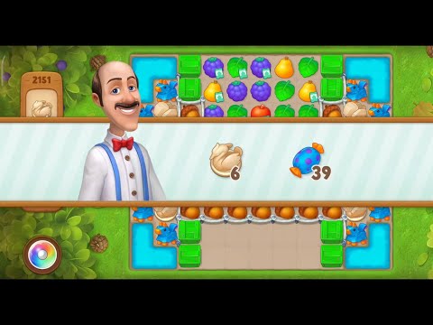 Gardenscapes Level 2151 Walkthrough "No Boosters Used"