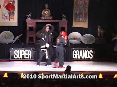 Casey Marks-Nash v Lauren Ferguson - Women's Sparring Semi-Finals - 2009 NBL Supergrands