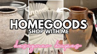 *NEW* HOMEGOODS SHOP WITH ME 2025 | High End Finds On A Budget | Designer Dupes