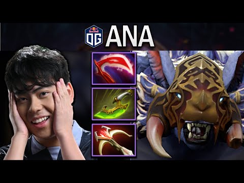 OG.ANA SMURF URSA WITH 35 KILLS - DOTA 2 7.29 GAMEPLAY
